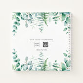 Eukalyptusfarne Notizblock (Rückseite)