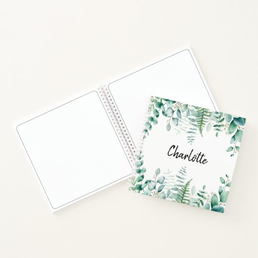 Eukalyptusfarne Notizblock (Innenseite)