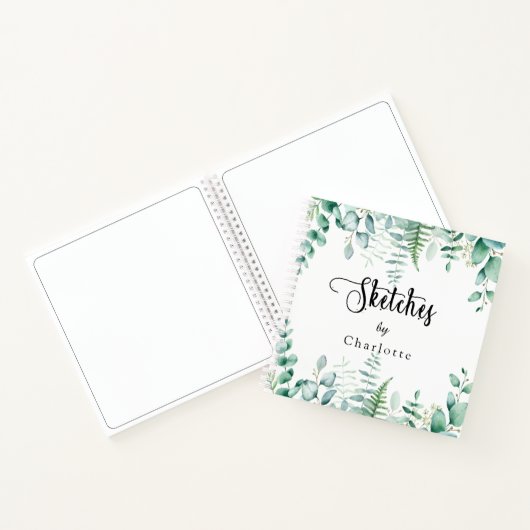 Eukalyptusfarne Notizblock (Innenseite)