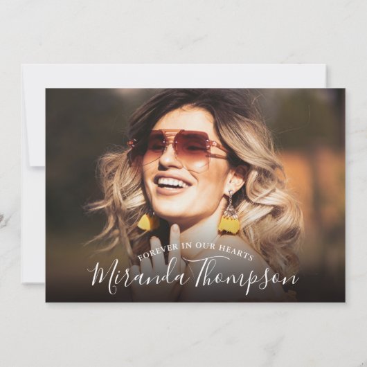 Eukalyptusfeier im Wasser Einladung (Rückseite)