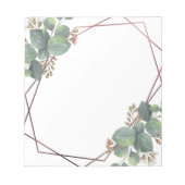 Eukalyptusgold Notizblock (Vorderseite)