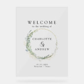 Eukalyptusgrün Acrylschild (Vorderseite)