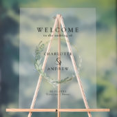 Eukalyptusgrün Acrylschild (Neutral)