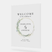 Eukalyptusgrün Acrylschild (Winkel)