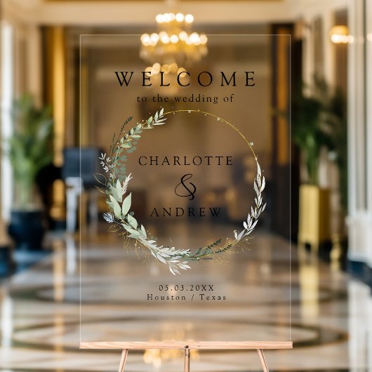 Eukalyptusgrün Acrylschild