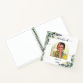 Eukalyptusgrün, Foto Notizblock (Innenseite)