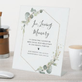 Eukalyptusgrün - Gedenkzeichen Sockelschild (In Situ)