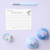 Eukalyptusgrün Hochzeitsratgeber Dusche Flyer (Einzeln)