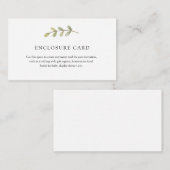 Eukalyptuskarte Begleitkarte (Vorne/Hinten)