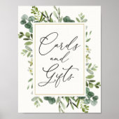 Eukalyptuskarten und Giftposter Poster (Vorne)