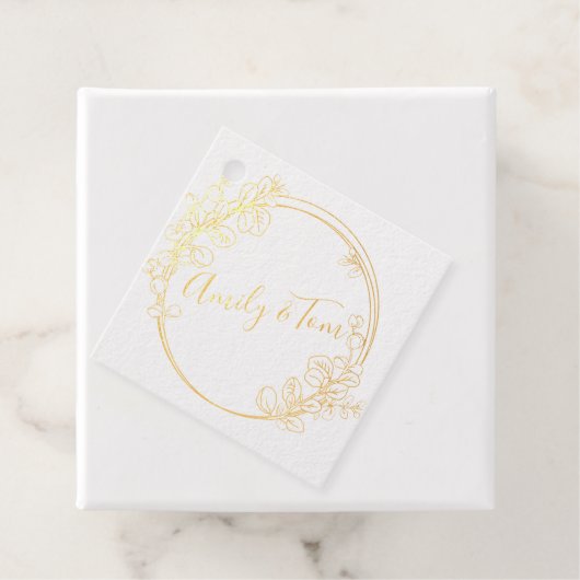 Eukalyptuskranz - personalisierter Text Geschenkanhänger (Mit Box)