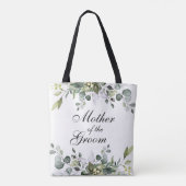 Eukalyptusmutter der Groom Wedding Tote Bag Tasche (Rückseite)