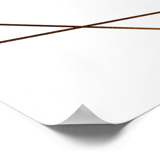 Eukalyptuszeichen für Goldrahmen Poster (Ecke)