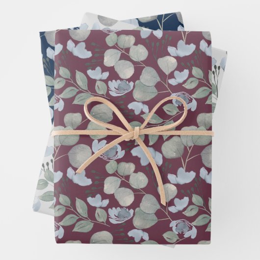 Eukalyputus-Hochzeit Geschenkpapier Set (Beispiel)