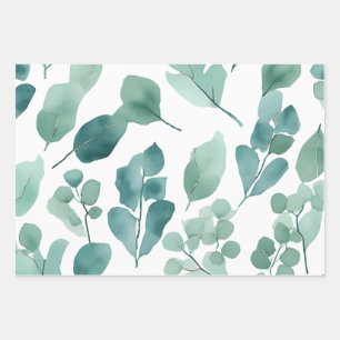 Eukalytusbecher Geschenkpapier Set