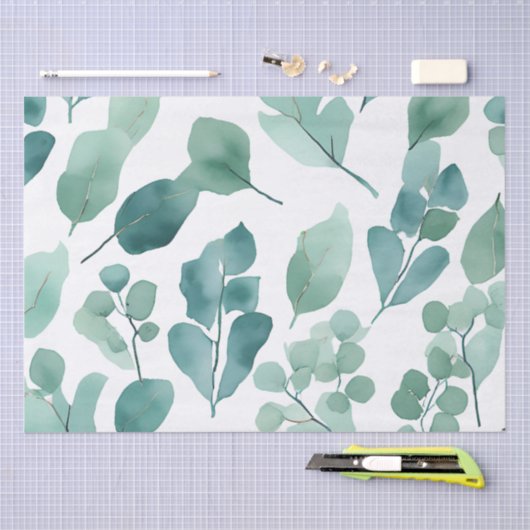 Eukalytusbecher Seidenpapier (Handwerk)