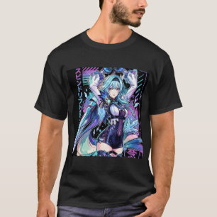 Eula Lawrence Kryo-Ritter Vaporwave Synthwave-Ästh T-Shirt