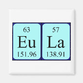 Eula Periodenmagnet Magnet (Vorne)