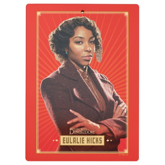 Eulalie Hicks Character Graphic Klemmbrett (Rückseite)