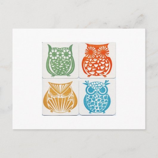 Eule5 Postkarte (Vorderseite)