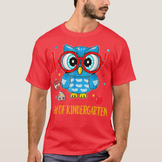 Eule 100. Kindergarten Funny 100 Tage Intelligent T-Shirt