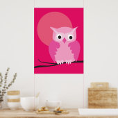 Eule 10 poster (Küche)