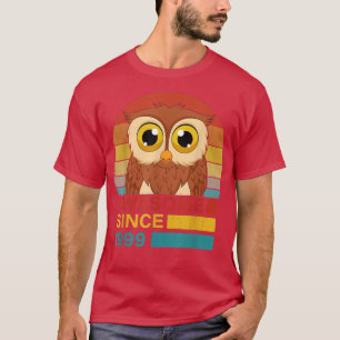 Eule 1999 Geburtstag Lustig Vintage Eule Retro Son T-Shirt