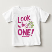 Eule 1. Geburtstag Baby T-shirt (Vorderseite)