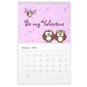Eule 2021 kalender (Feb 2027)