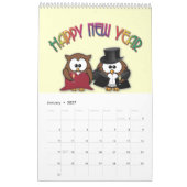Eule 2021 kalender (Jan 2027)