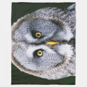 Eule 2 fleecedecke (Vorderseite)