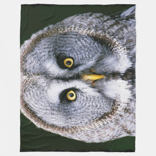 Eule 2 fleecedecke (Vorderseite)