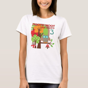 Eule 3. Geburtstag T - Shirt und Geschenke