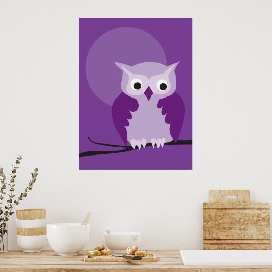 Eule 7 poster (Küche)
