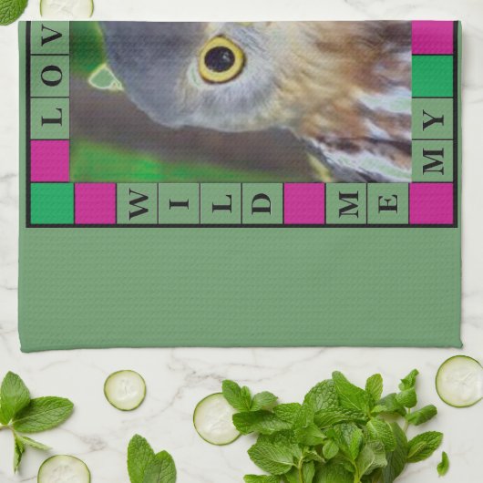 Eule-alishush Handtuch (Gefaltet)