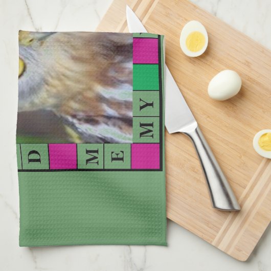 Eule-alishush Handtuch (Viertel Falte)