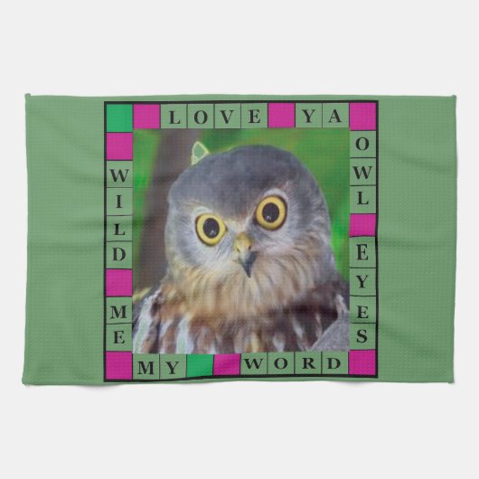 Eule-alishush Handtuch (Horizontal)