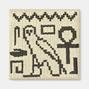 Eule Ankh natürlicher Magnet