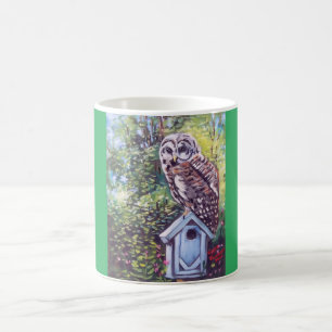 Eule auf der Birthaus-Tasse Kaffeetasse