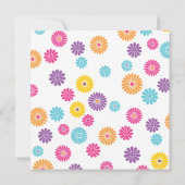 Eule auf der rechten Seite Einladung (Rückseite)