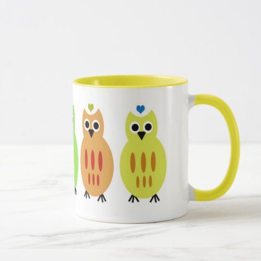 Eule ausgerichtete Tasse (Rechts)
