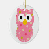 Eule - Baby Keramikornament (Rechts)