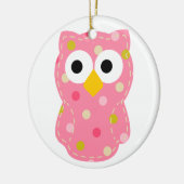 Eule - Baby Keramikornament (Links)