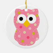 Eule - Baby Keramikornament (Hinten)