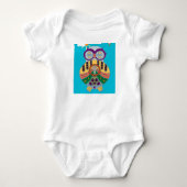 Eule Baby Strampler (Vorderseite)