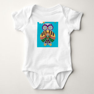Eule Baby Strampler