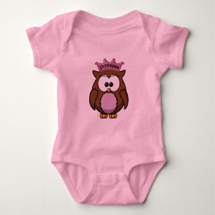 Eule Baby Strampler