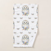 Eule Badhandtuch Set (Handtuch)