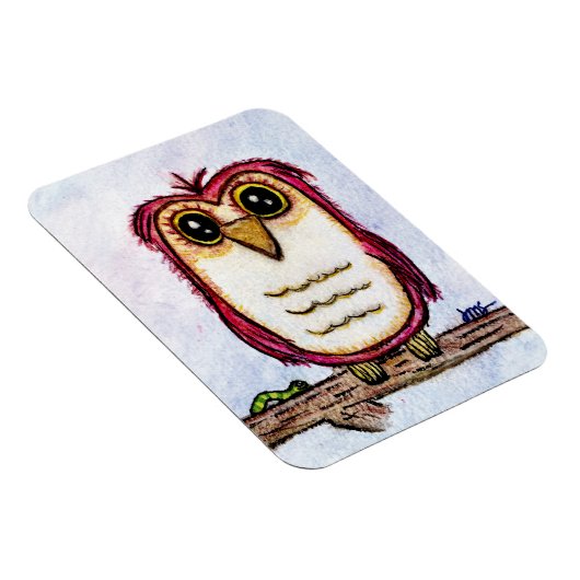 Eule bei Erholung Magnet (Rechte Seite)