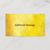 EULE berufliche Vogel-Entwurf| Watercolors Visitenkarte (Rückseite)